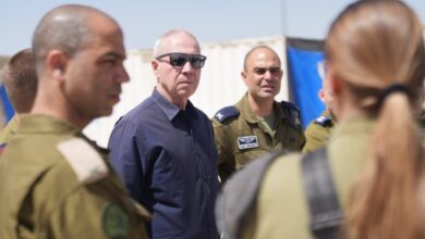 وزير الجيش الاسرائيلي يؤاف غالانت